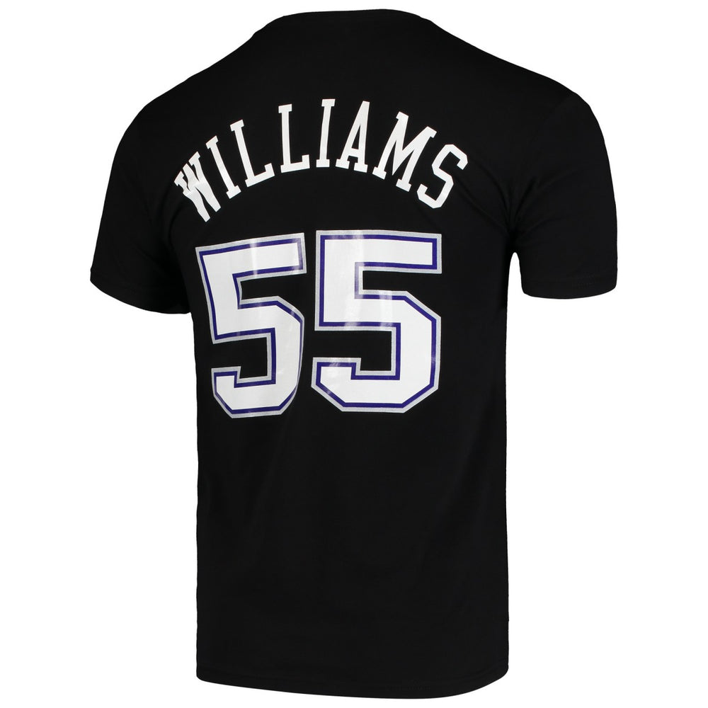 Mitchell & Ness - Jason Williams Sacramento Kings Hardwood Classics Team Name & Number T-Shirt - Black