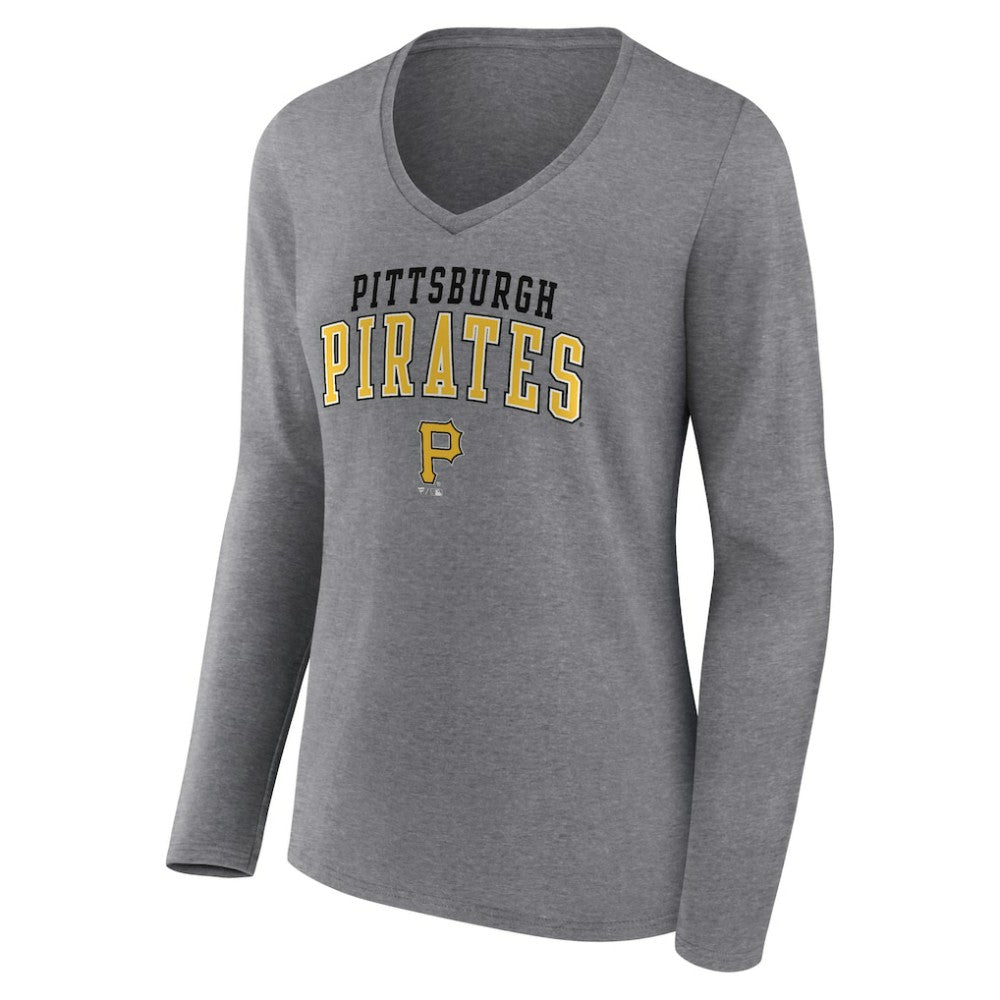 Pittsburgh Pirates Fanatics Women's Short & Long Sleeve T-Shirt Combo Pack for sale