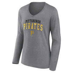 Pittsburgh Pirates Fanatics Women's Short & Long Sleeve T-Shirt Combo Pack for sale
