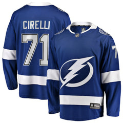Anthony Cirelli Tampa Bay Lightning - Fanatics Home Breakaway Player Jersey Blue