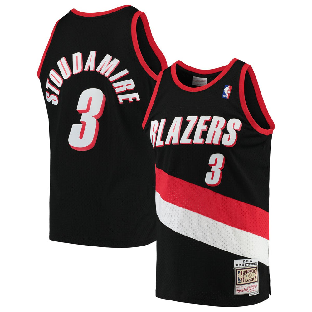 Mitchell & Ness - Damon Stoudamire Portland Trail Blazers 1999/00 Hardwood Classics Swingman Jersey - Black