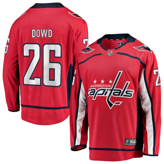 Nic Dowd Washington Capitals Fanatics Home Breakaway Player Jersey - Red | NHL Jerseys