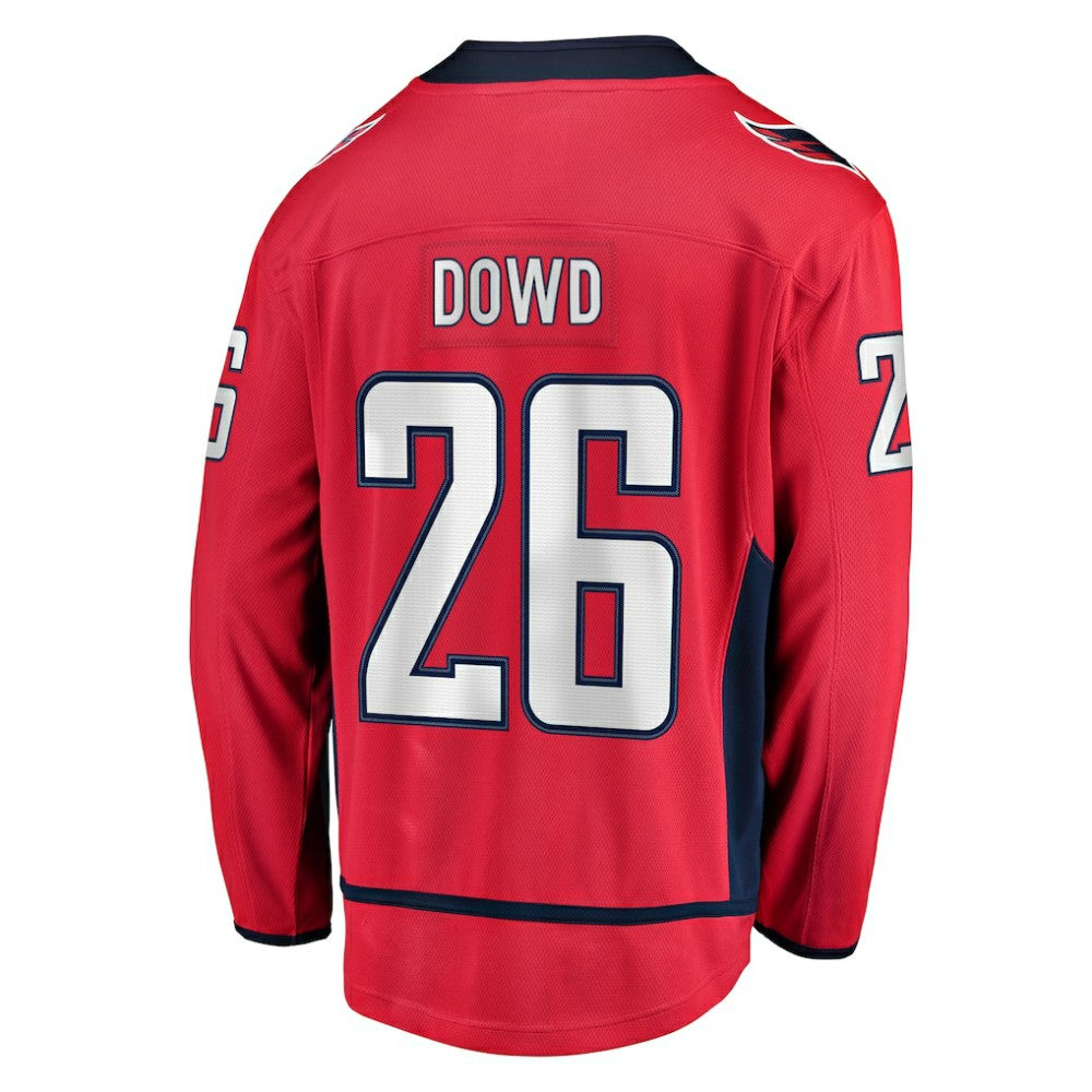 Nic Dowd Washington Capitals Fanatics Home Breakaway Player Jersey - Red | NHL Jerseys