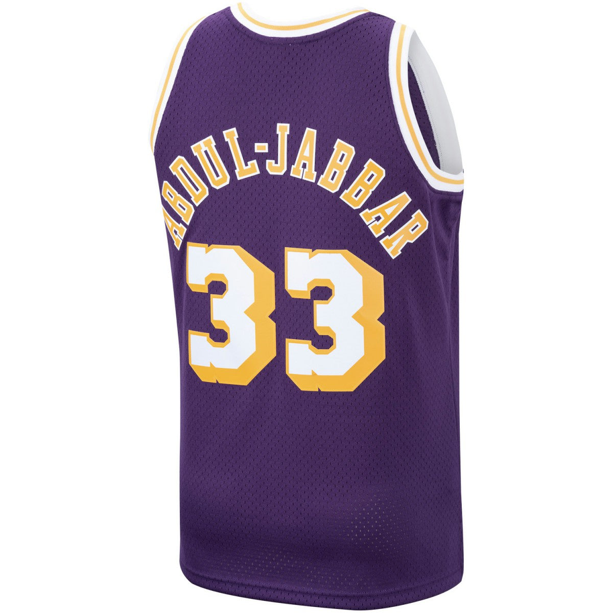 Kareem Abdul-Jabbar Los Angeles Lakers Hardwood Classics Swingman Jersey - Purple | NBA Jerseys