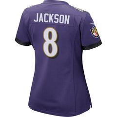 Lamar Jackson Baltimore Ravens Women's Game Player Jersey Purple - Nike