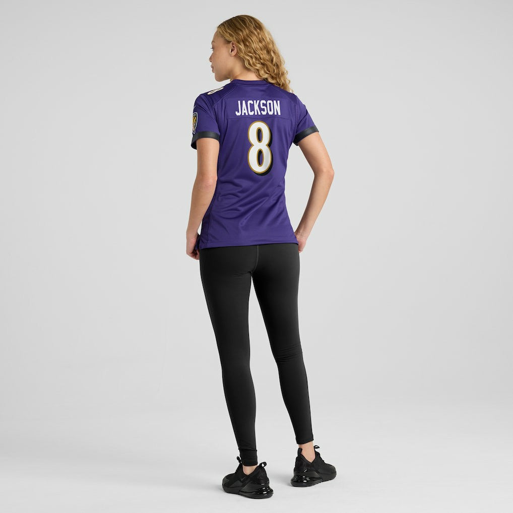 Lamar Jackson Baltimore Ravens Women's Game Player Jersey - Purple | NFL Jerseys