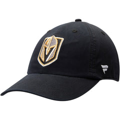 Vegas Golden Knights Fanatics Primary Logo Fundamental Core Adjustable Hat Black