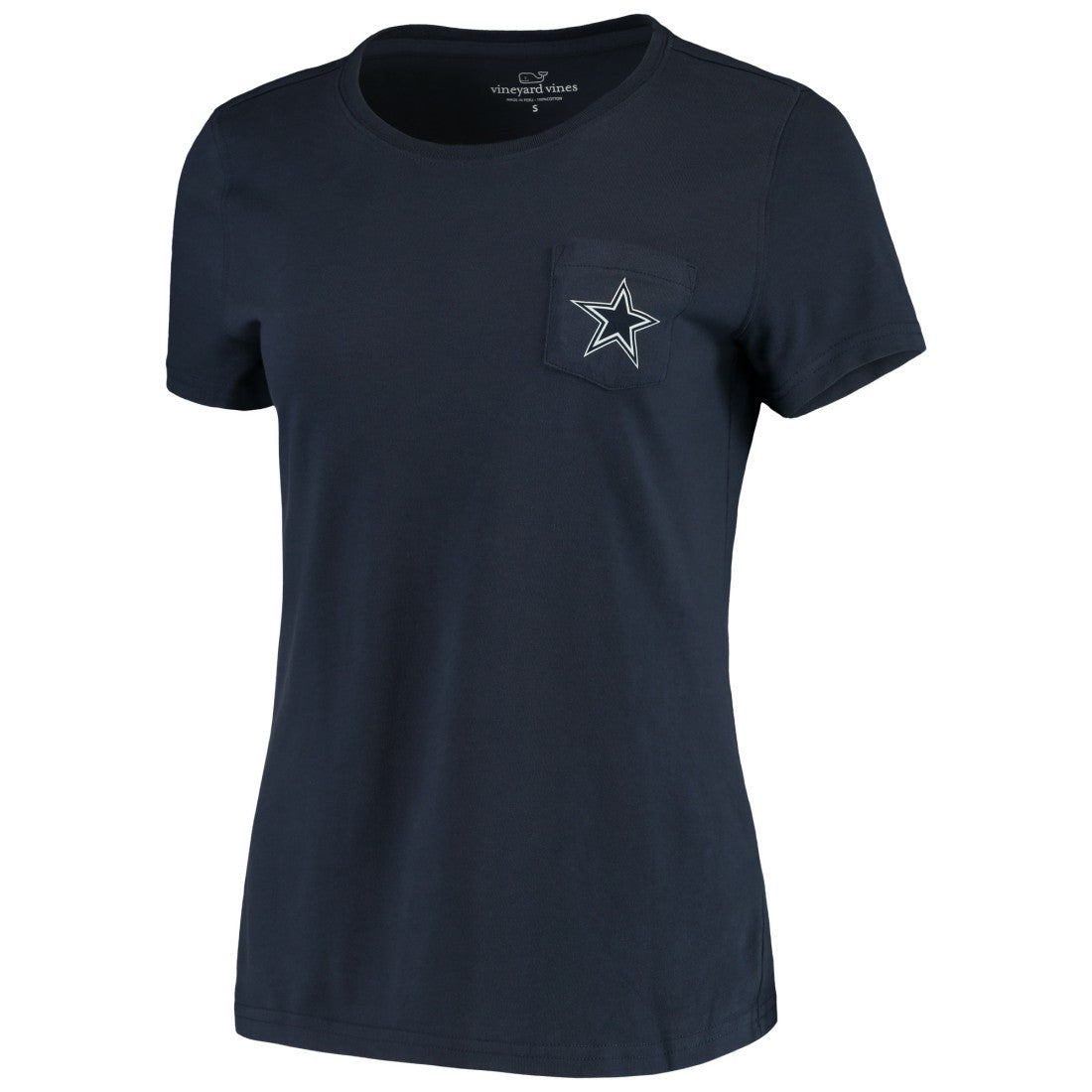 Dallas Cowboys Vineyard Vines Women's Sunset Sail T-Shirt Navy - NFL