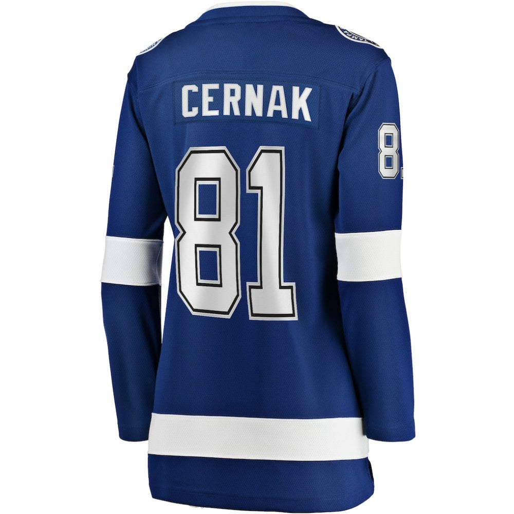 Erik Cernak Tampa Bay Lightning - Fanatics Women's Home Breakaway Player Jersey Blue