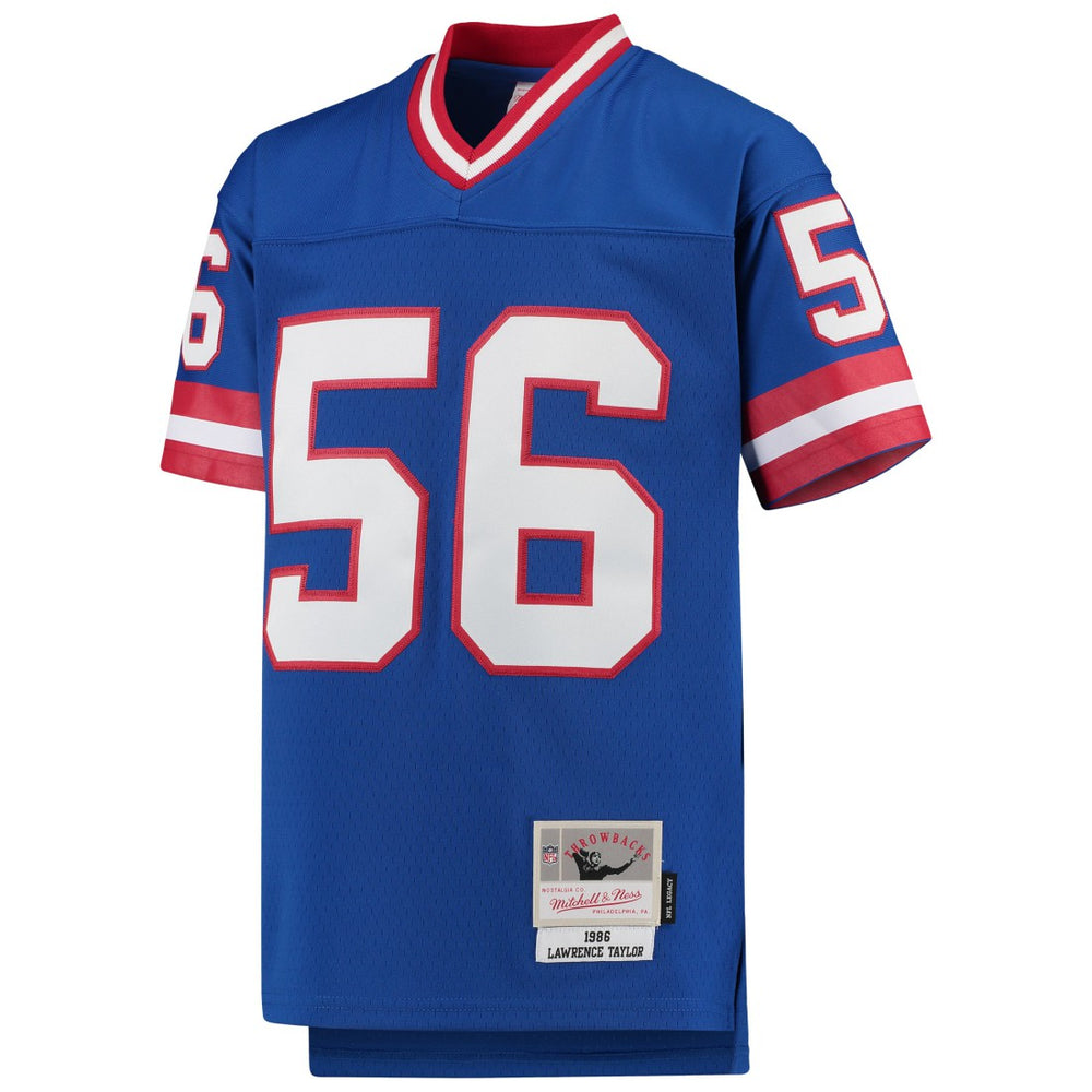 Lawrence Taylor New York Giants Youth 1986 Legacy Retired Player Jersey Royal - Mitchell & Ness