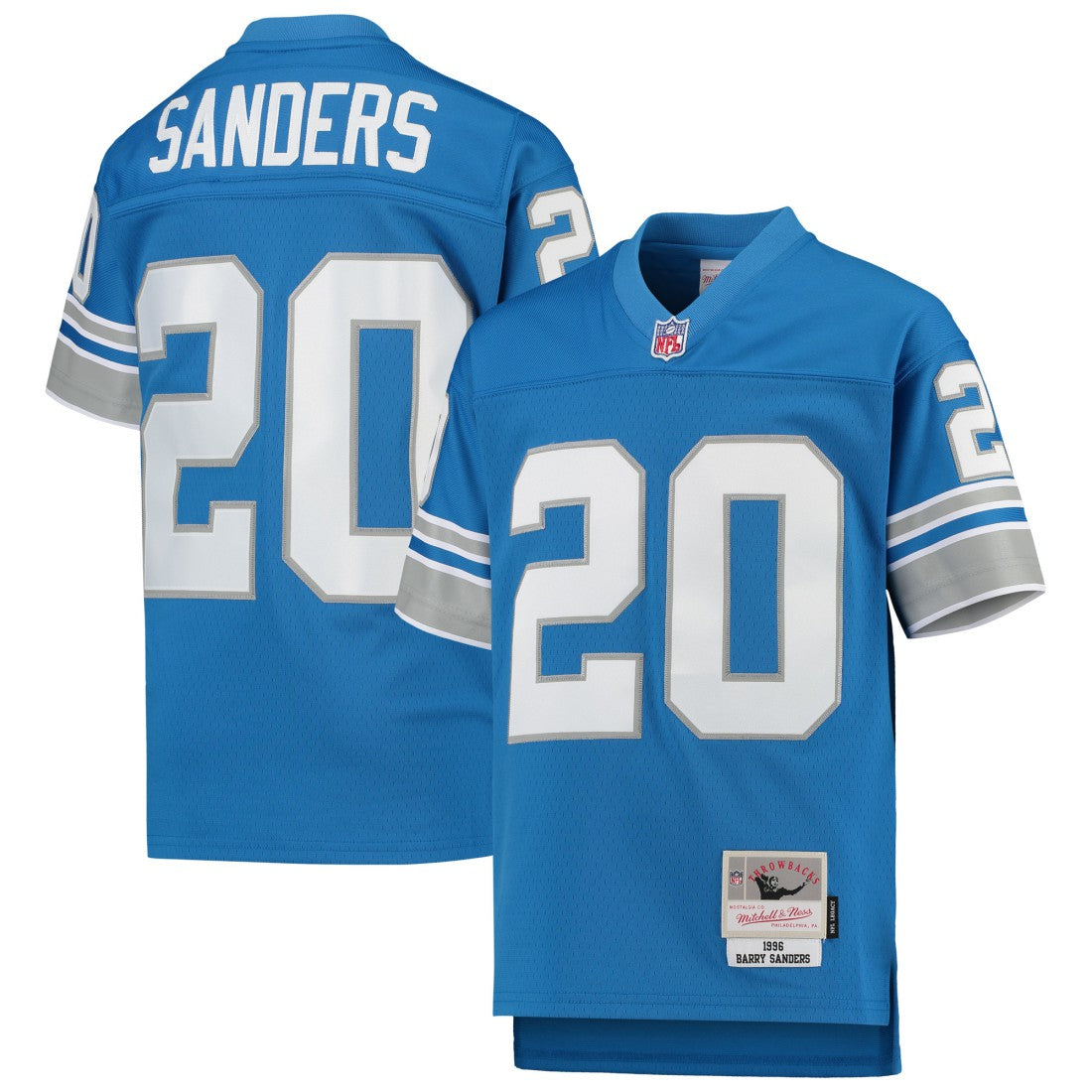 Barry Sanders Detroit Lions Youth 1996 Legacy Retired Player Jersey - Blue for sale | NFL Jerseys