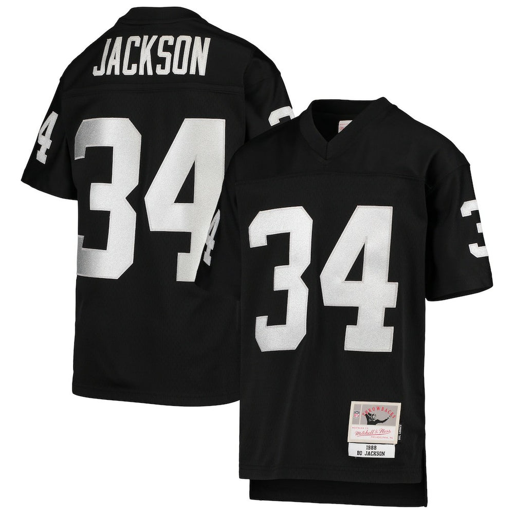 Bo Jackson Las Vegas Raiders Youth 1988 Legacy Retired Player Jersey Black - Mitchell & Ness