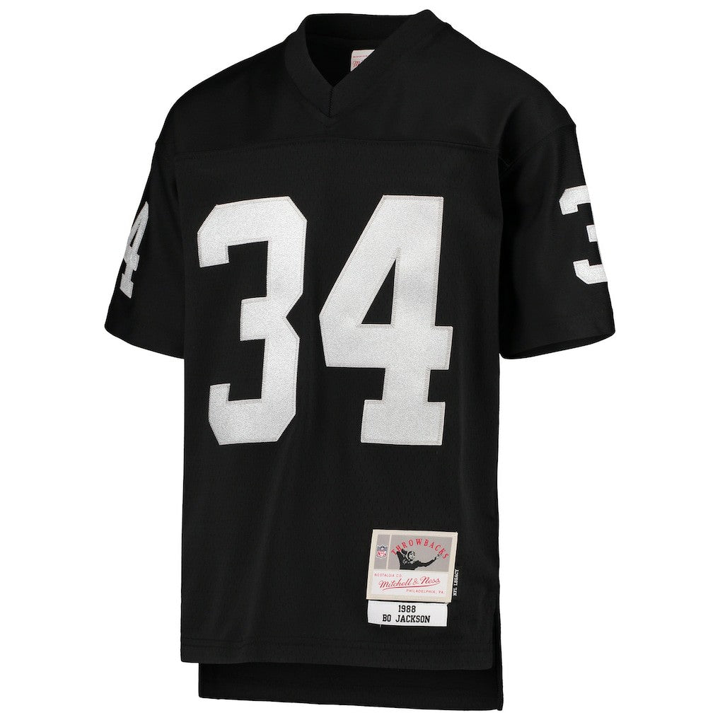Bo Jackson Las Vegas Raiders Youth 1988 Legacy Retired Player Jersey Black - Mitchell & Ness
