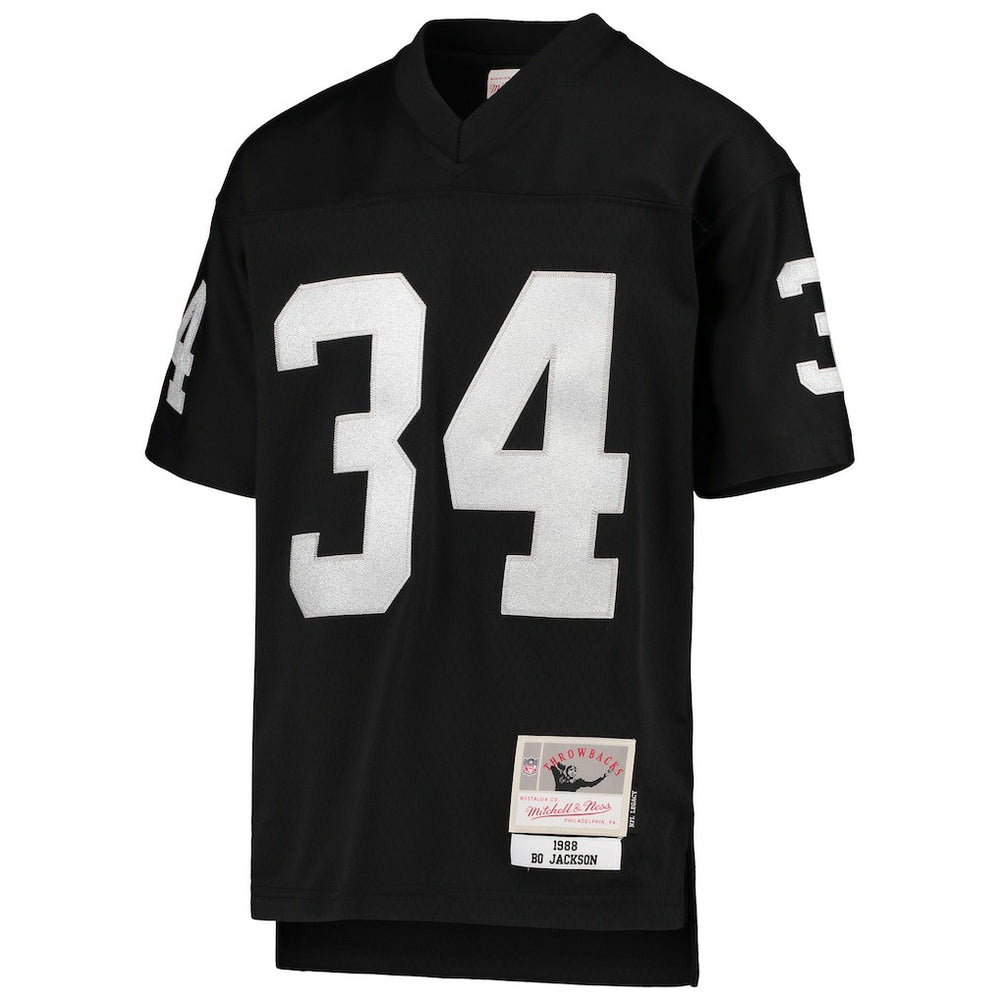 Bo Jackson Las Vegas Raiders Youth 1988 Legacy Retired Player Jersey Black - Mitchell & Ness