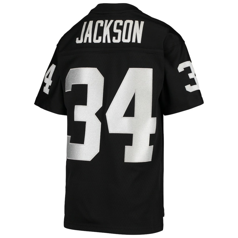 Bo Jackson Las Vegas Raiders Youth 1988 Legacy Retired Player Jersey Black - Mitchell & Ness
