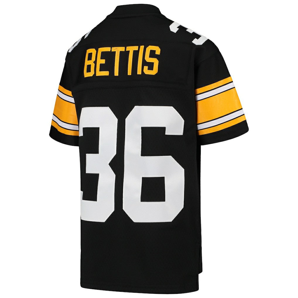 Jerome Bettis Pittsburgh Steelers Youth 1996 Legacy Retired Player Jersey Black - Mitchell & Ness