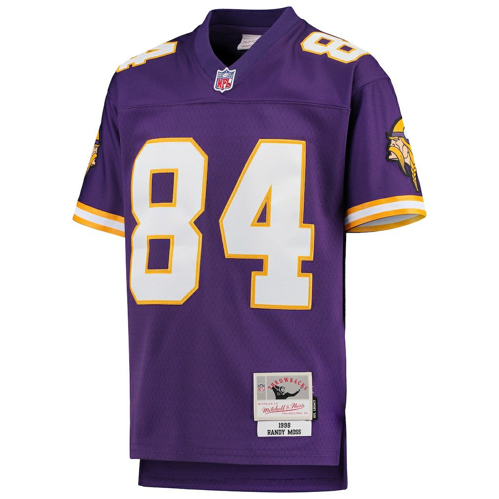 Randy Moss Minnesota Vikings Youth 1998 Legacy Retired Player Jersey - Purple online | NFL Jerseys