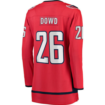 Nic Dowd Washington Capitals Fanatics Women's Home Breakaway Player Jersey - Red | NHL Jerseys