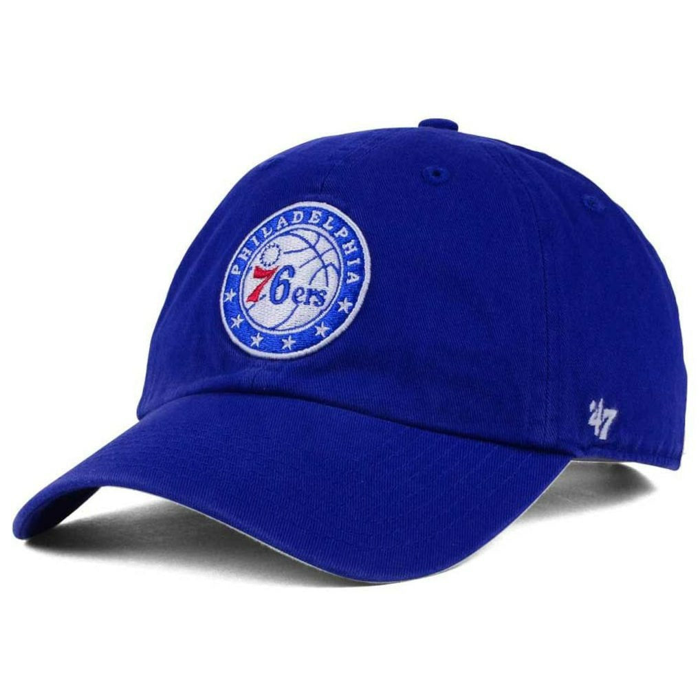 47 brand - Philadelphia 76ers '47 Core Logo Clean Up Adjustable Hat - Royal