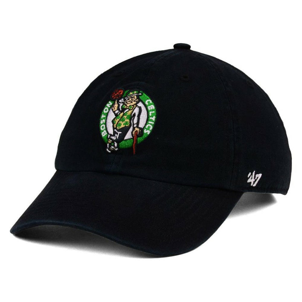47 brand - Boston Celtics '47 Core Logo Clean Up Adjustable Hat - Black