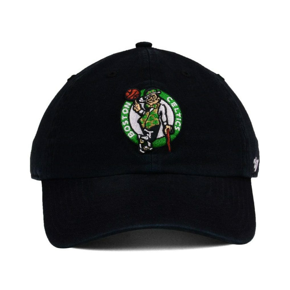 47 brand - Boston Celtics '47 Core Logo Clean Up Adjustable Hat - Black