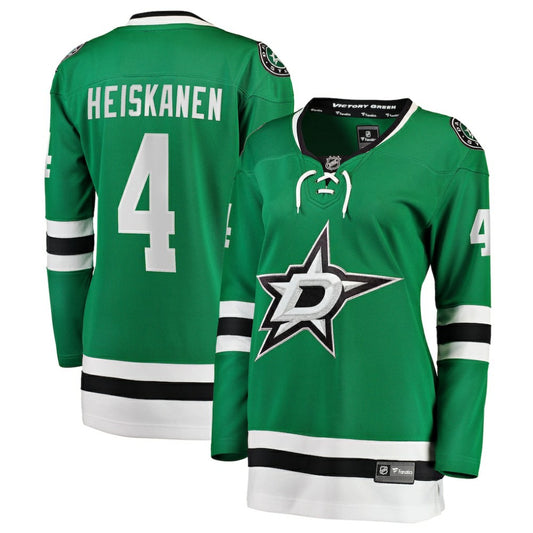Miro Heiskanen Dallas Stars Fanatics Women's Home Breakaway Player Jersey - Kelly Green | NHL Jerseys