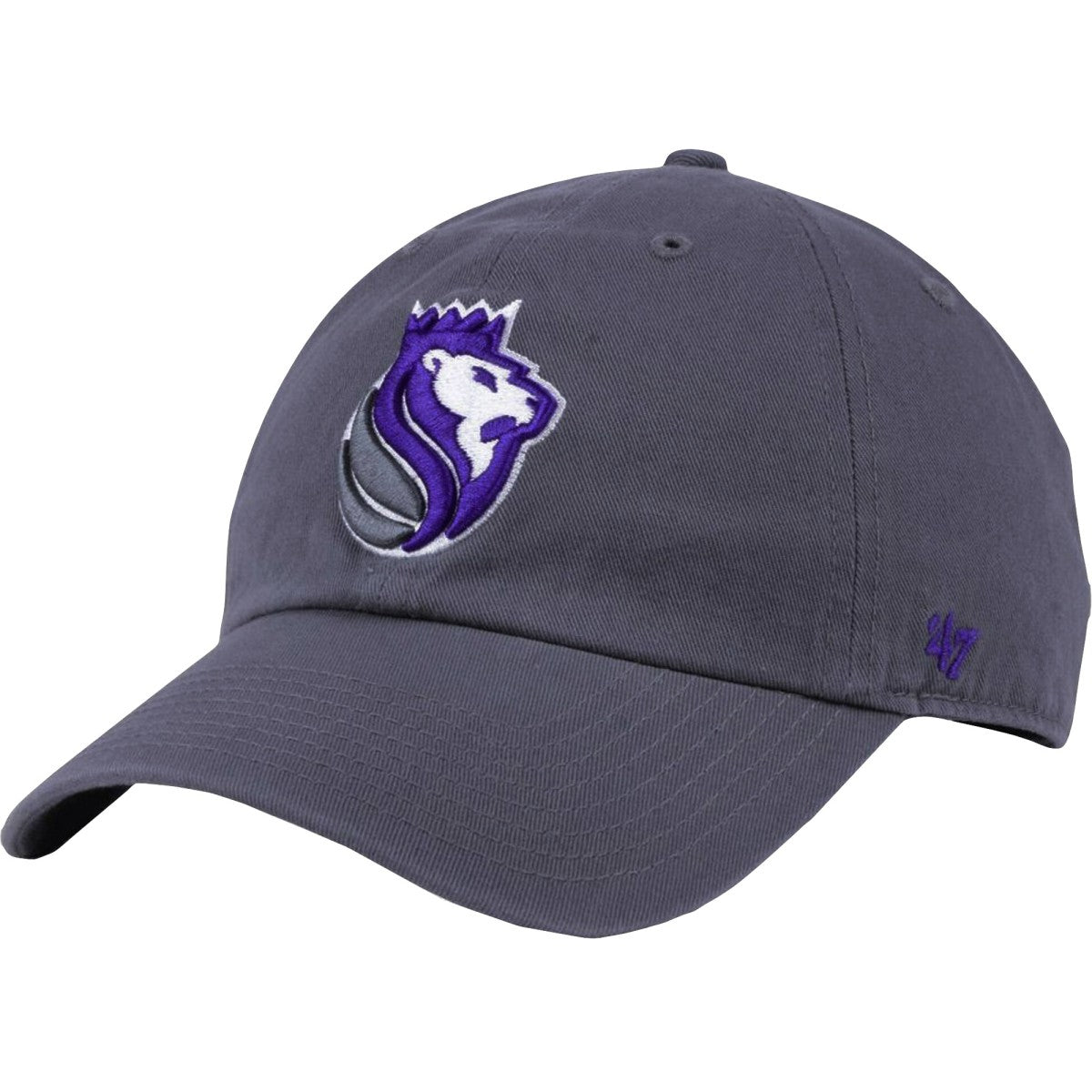 47 brand - Sacramento Kings '47 Core Logo Clean Up Adjustable Hat - Gray