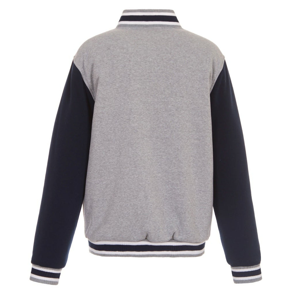 Dallas Cowboys JH Design Reversible Two Tone Fleece Jacket Gray/Navy - NFL