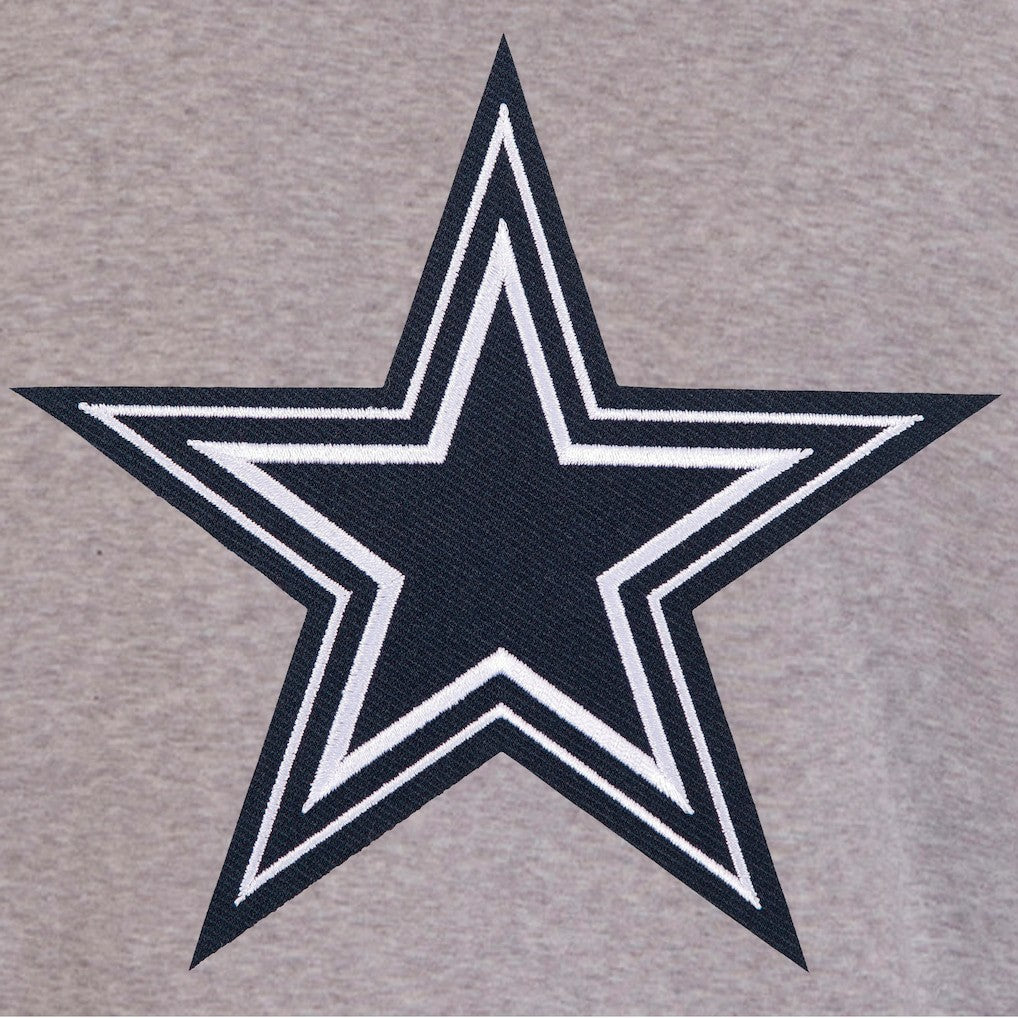 Dallas Cowboys JH Design Reversible Two Tone Fleece Jacket Gray/Navy - NFL