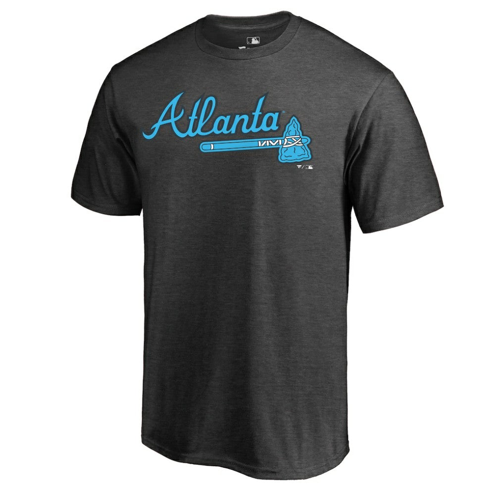 Atlanta Braves Blue Wordmark T-Shirt Sale