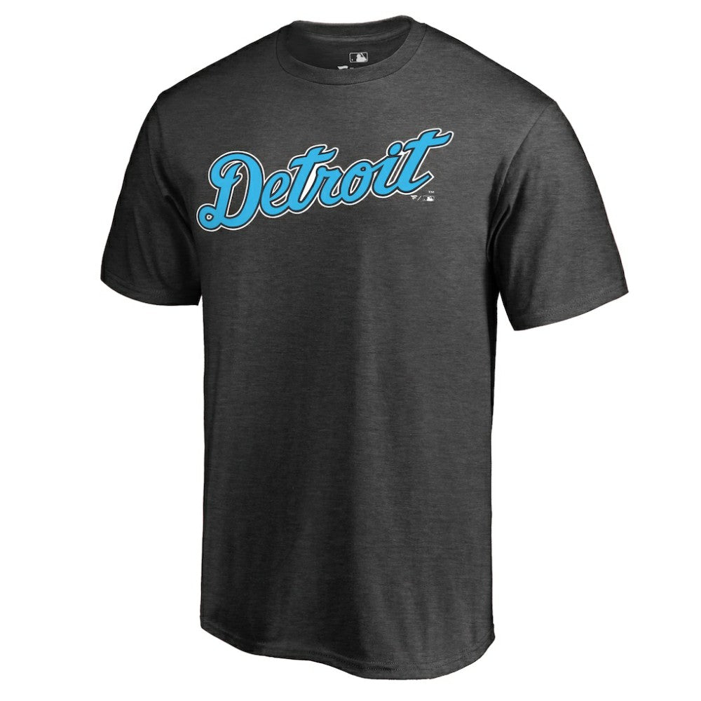 Detroit Tigers Blue Wordmark T-Shirt Near Me
