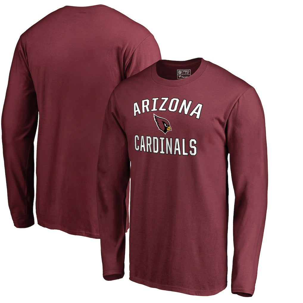 Arizona Cardinals Victory Arch Long Sleeve T-Shirt Cardinal - NFL