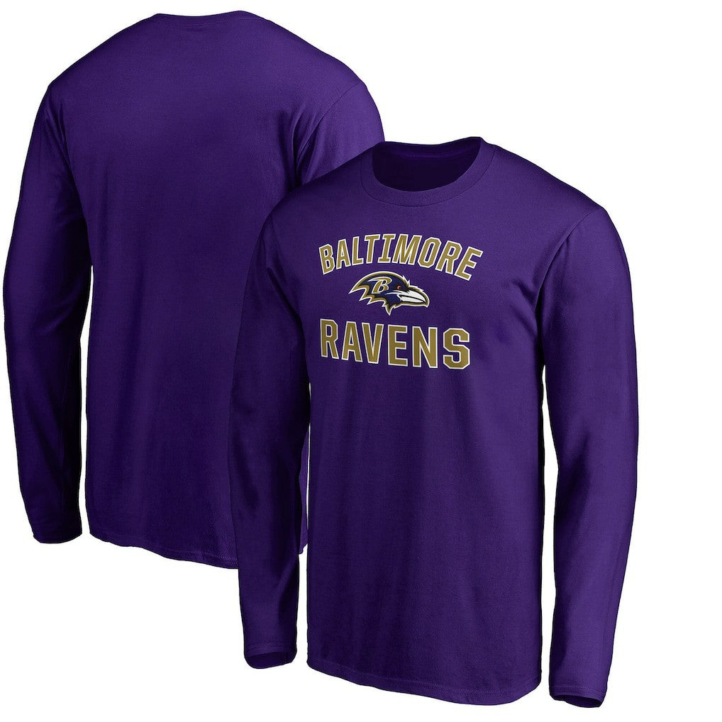 Baltimore Ravens Victory Arch Long Sleeve T-Shirt Purple - NFL