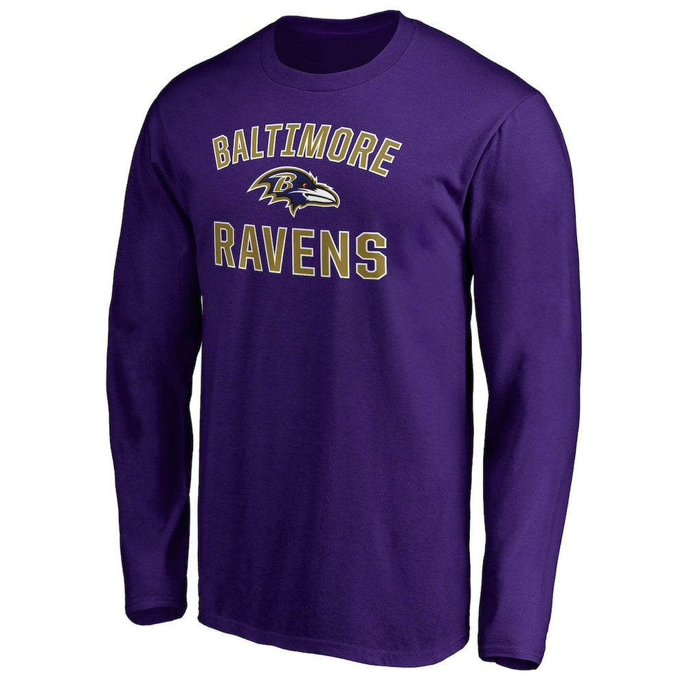 Baltimore Ravens Victory Arch Long Sleeve T-Shirt Purple - NFL