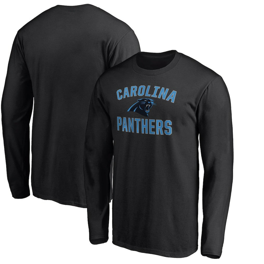 Carolina Panthers Victory Arch Long Sleeve T-Shirt Black - NFL