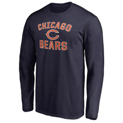 Chicago Bears Victory Arch Long Sleeve T-Shirt Navy - NFL