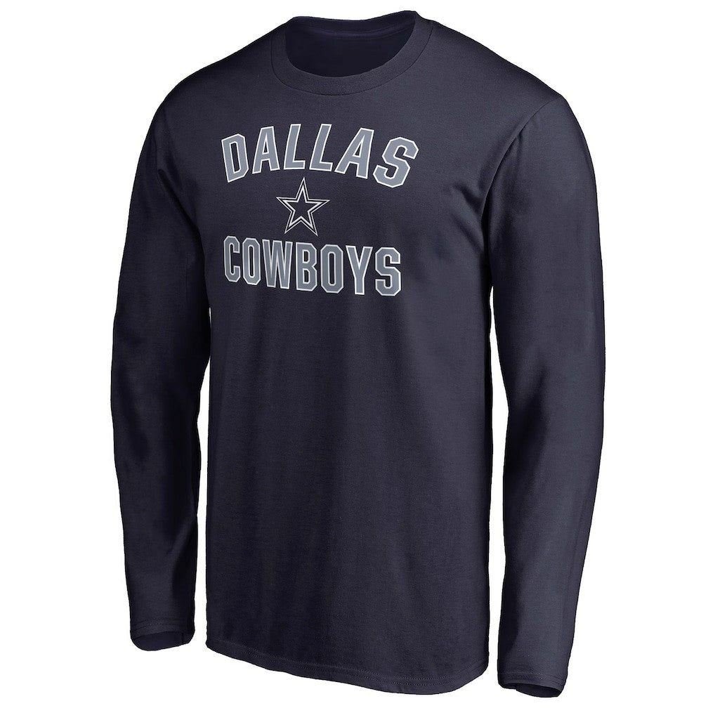 Dallas Cowboys Victory Arch Long Sleeve T-Shirt Navy - NFL