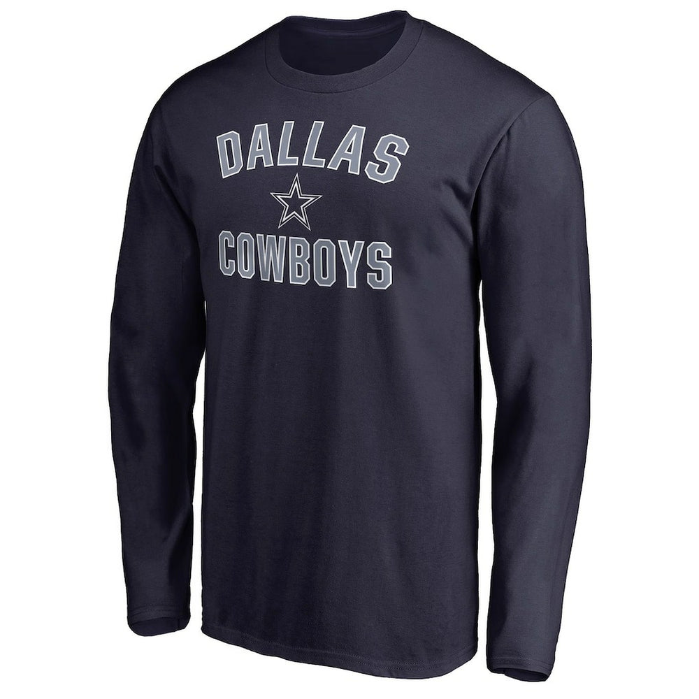 Dallas Cowboys Victory Arch Long Sleeve T-Shirt Navy - NFL