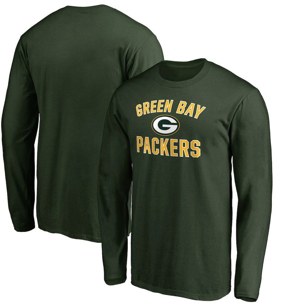 Green Bay Packers Victory Arch Long Sleeve T-Shirt Green - NFL