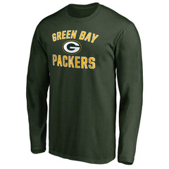 Green Bay Packers Victory Arch Long Sleeve T-Shirt Green - NFL
