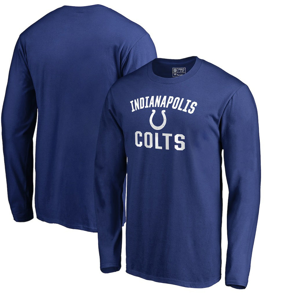Indianapolis Colts Victory Arch Long Sleeve T-Shirt Royal - NFL