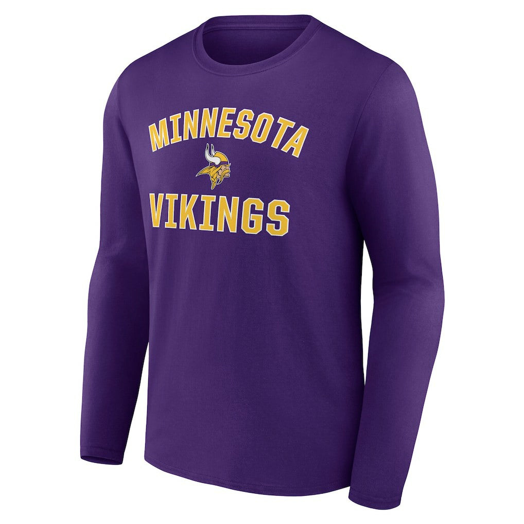Minnesota Vikings Victory Arch Long Sleeve T-Shirt Purple - NFL