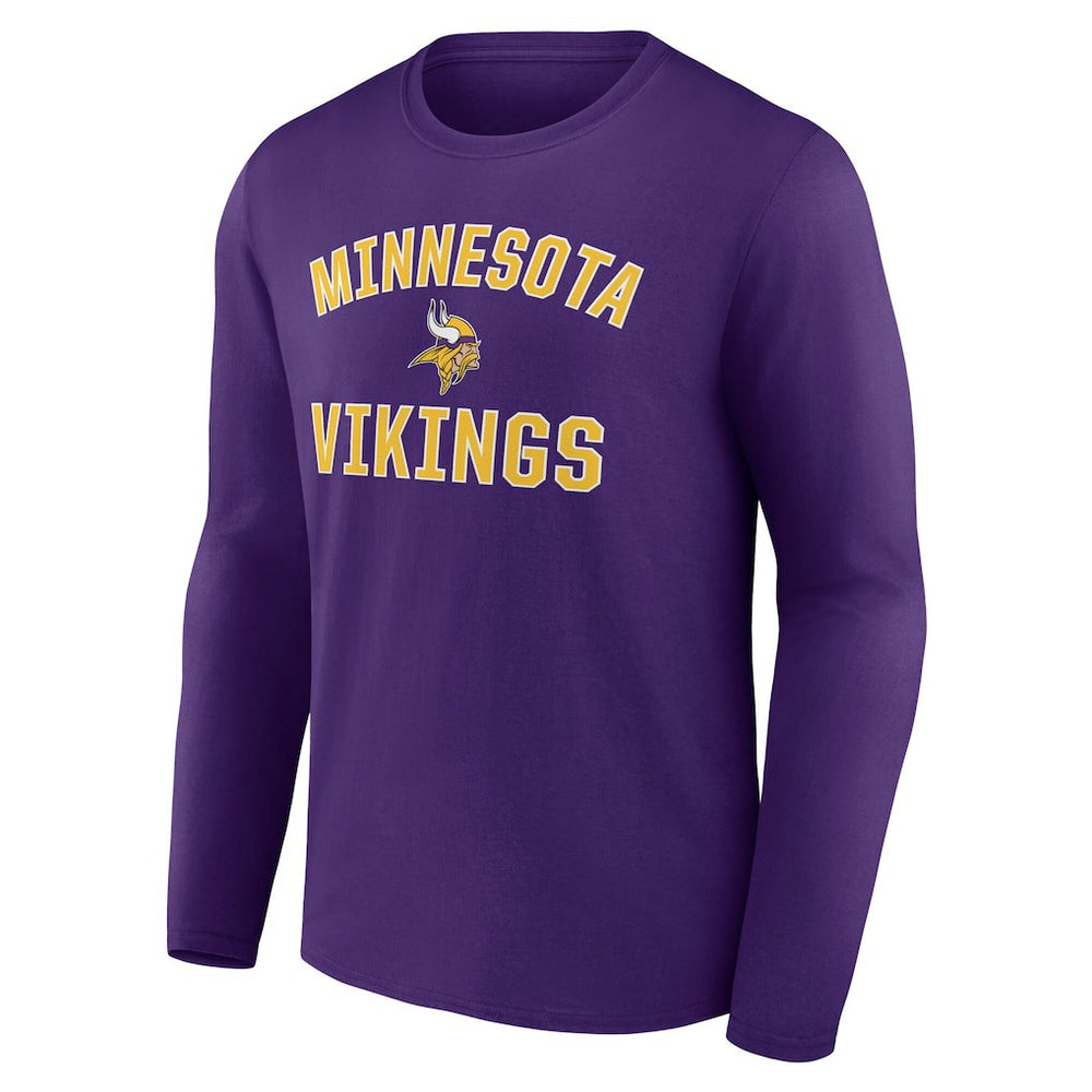 Minnesota Vikings Victory Arch Long Sleeve T-Shirt Purple - NFL
