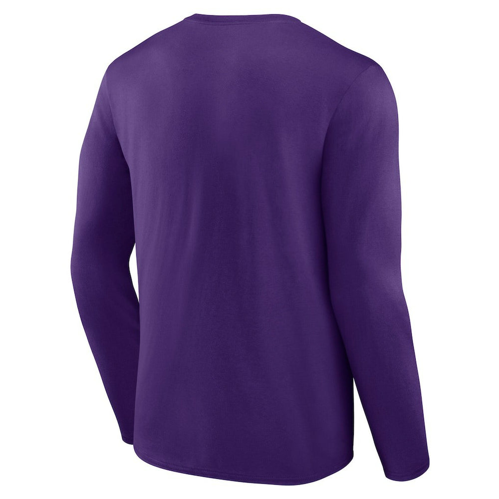 Minnesota Vikings Victory Arch Long Sleeve T-Shirt Purple - NFL