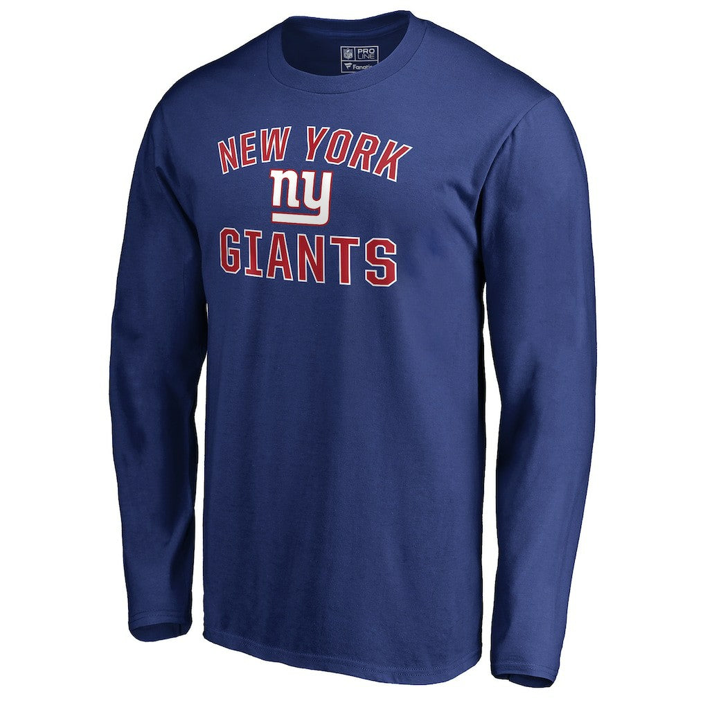 New York Giants Victory Arch Long Sleeve T-Shirt Royal - NFL