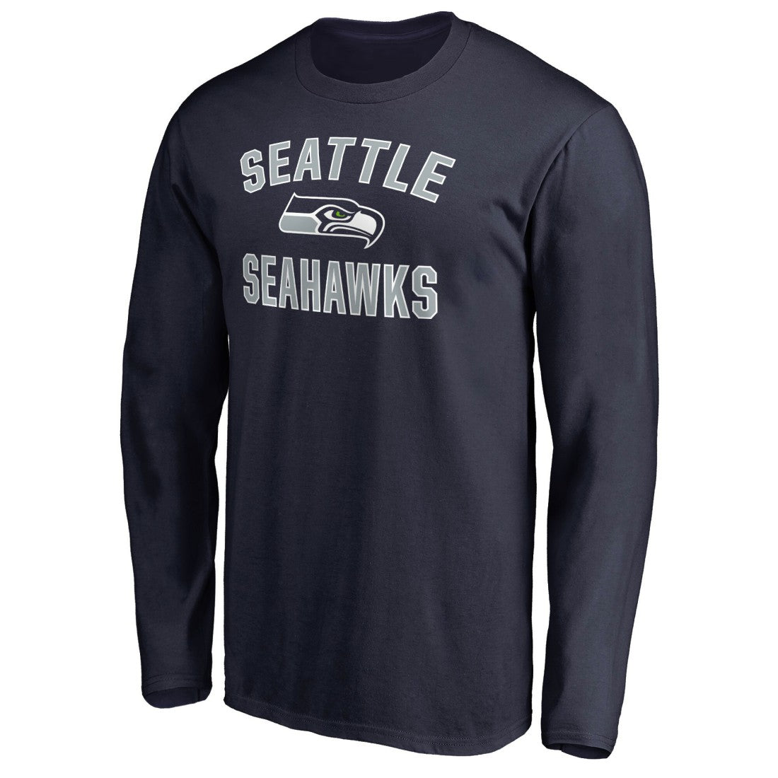 Seattle Seahawks Victory Arch Long Sleeve T-Shirt College Navy - NFL