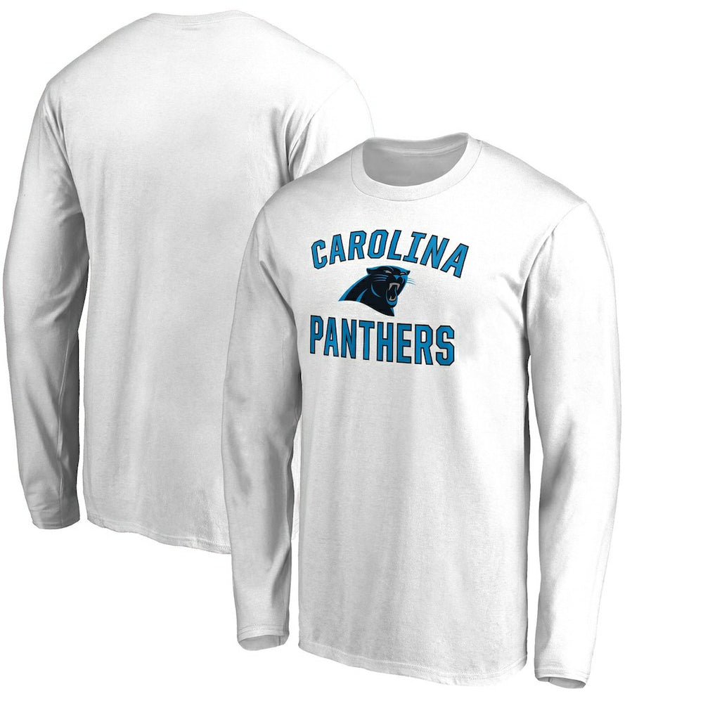 Carolina Panthers Victory Arch Long Sleeve T-Shirt White - NFL