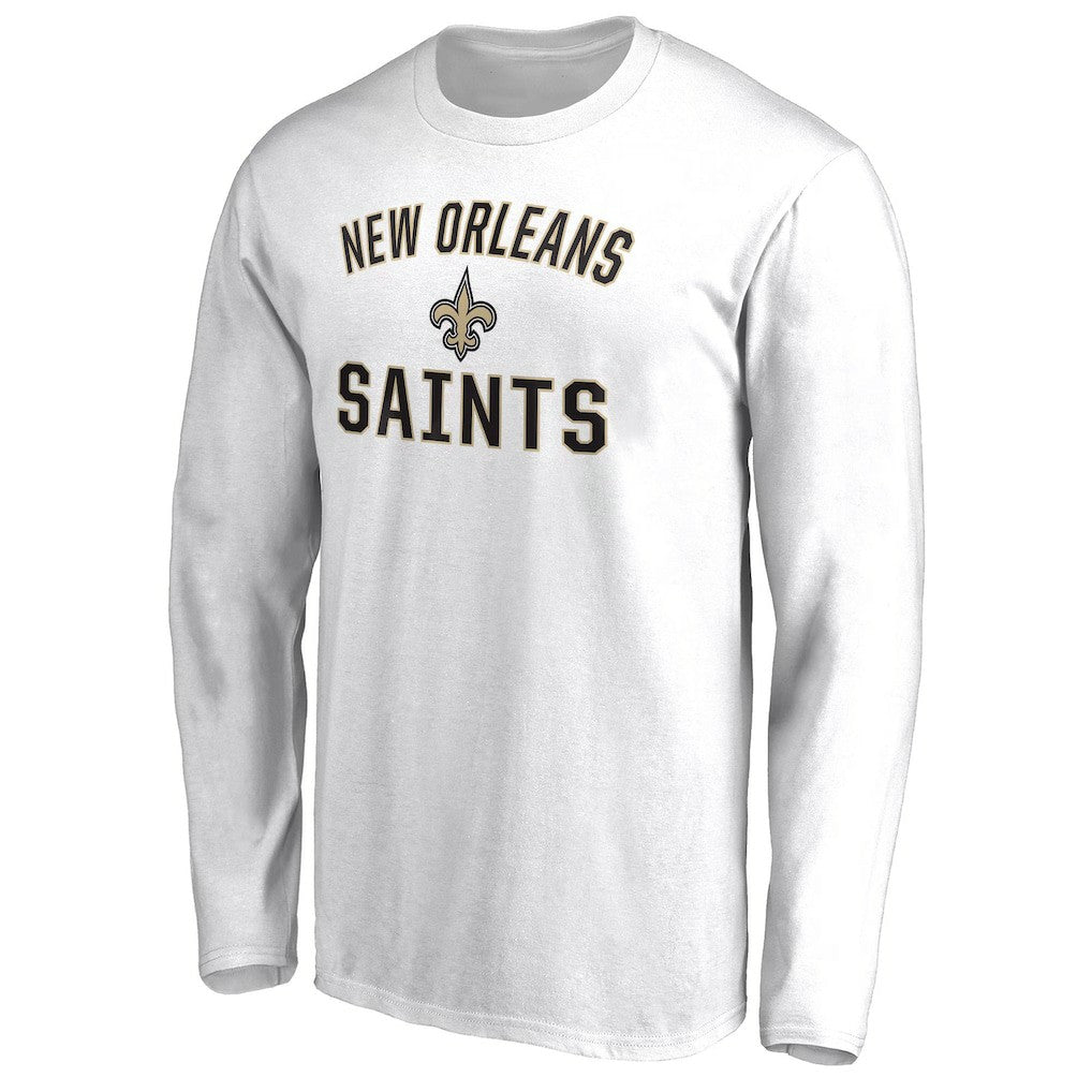 New Orleans Saints Victory Arch Long Sleeve T-Shirt White - NFL
