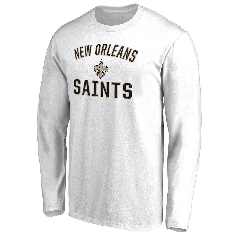 New Orleans Saints Victory Arch Long Sleeve T-Shirt White - NFL