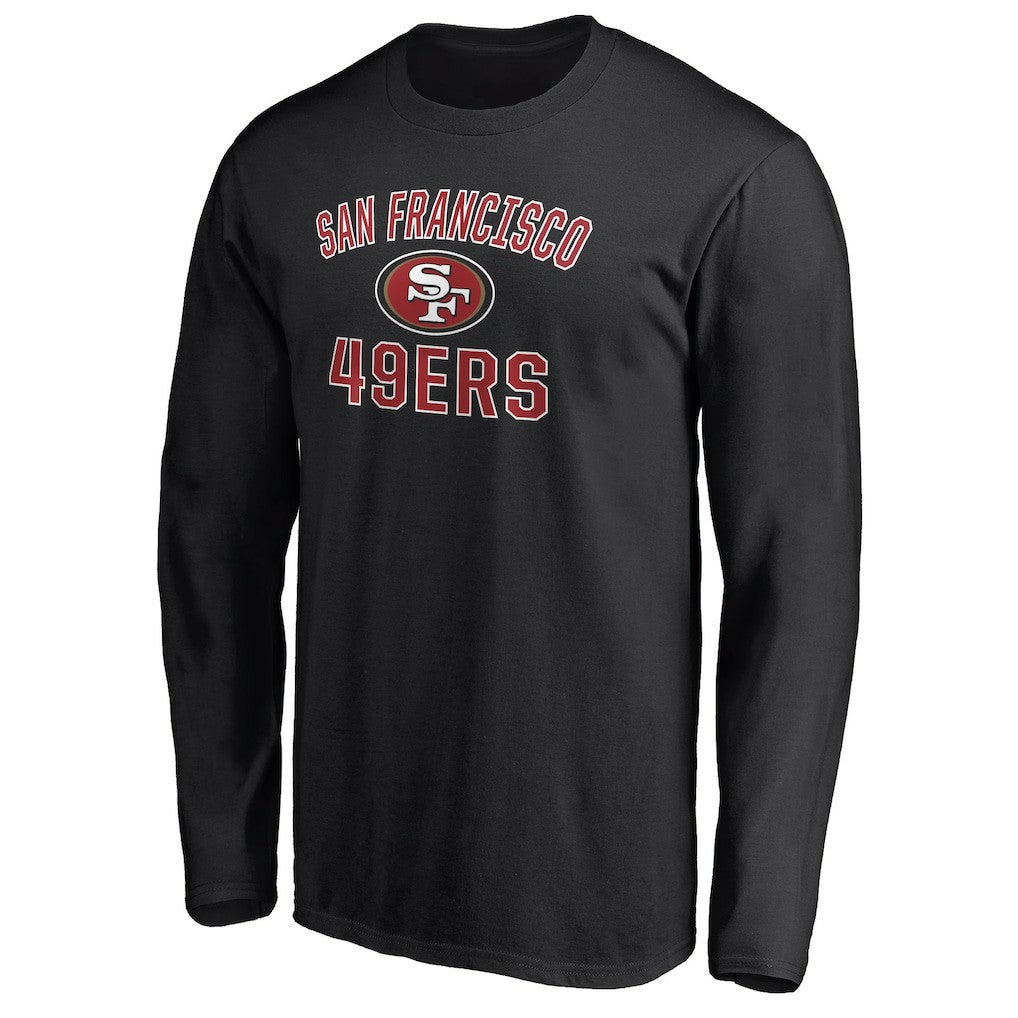 San Francisco 49ers Victory Arch Long Sleeve T-Shirt Black - NFL